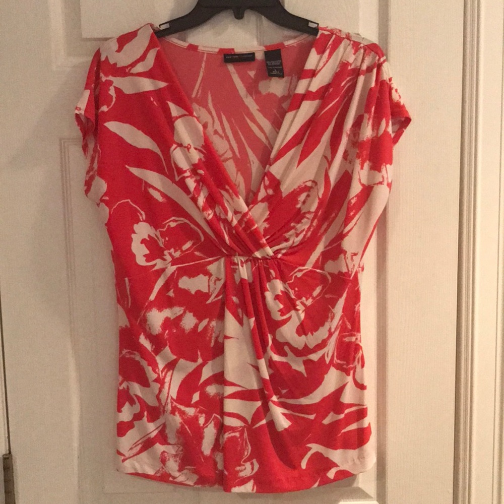Ny&Co women’s short sleeve shirt, size L